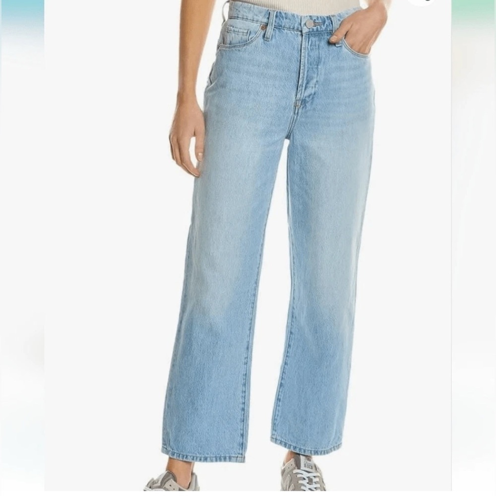 BLANKNYC The Baxter Ribcage Straight Leg High Rise Button Fly Women Jeans 28